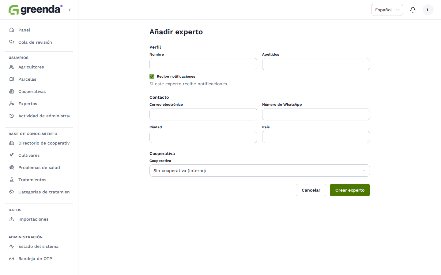 web_expert_create in es